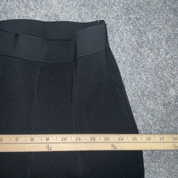 ALC A.L.C. Pants Womens Size S Black Ponte Cropped Ankle Flare - Picture 4 of 9